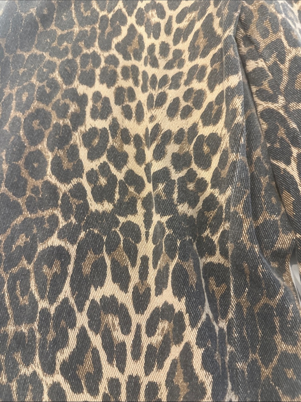 Vici Leopard Print Ankle Crop Pants - Brown & Black - Picture 2 of 4